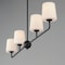 Maxim Lighting Bristol 4-Light Linear Chandelier 12097SWAR - alternate 2